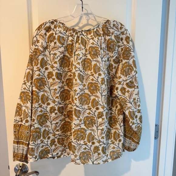 CLEOBELLA Amaryllis Honey Print Blouse | XS - Picture 6 of 8